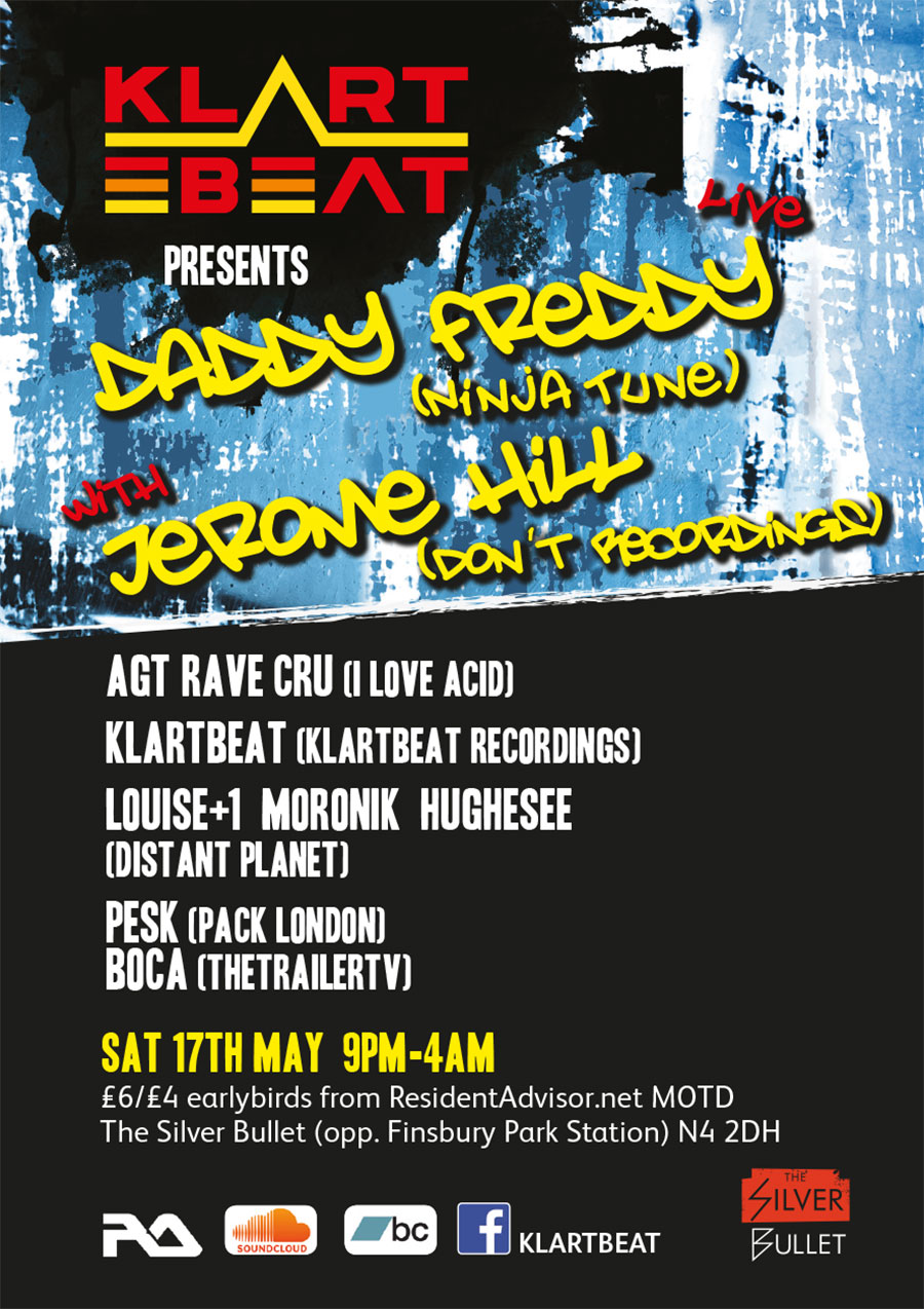 rwcreate | Klartbeat flyer, Daddy Freddy