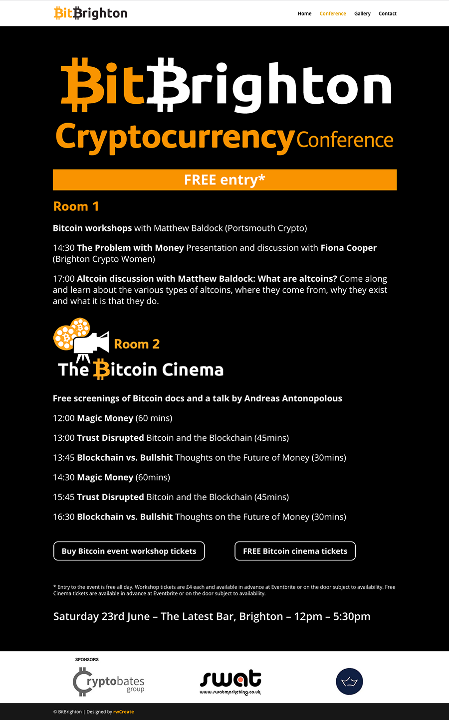 BitBrighton conference page