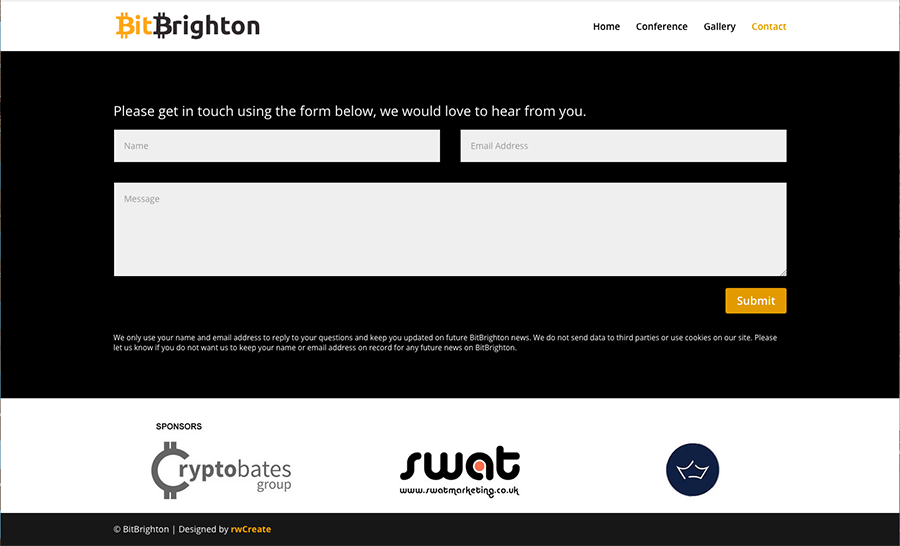 BitBrighton confence contact page