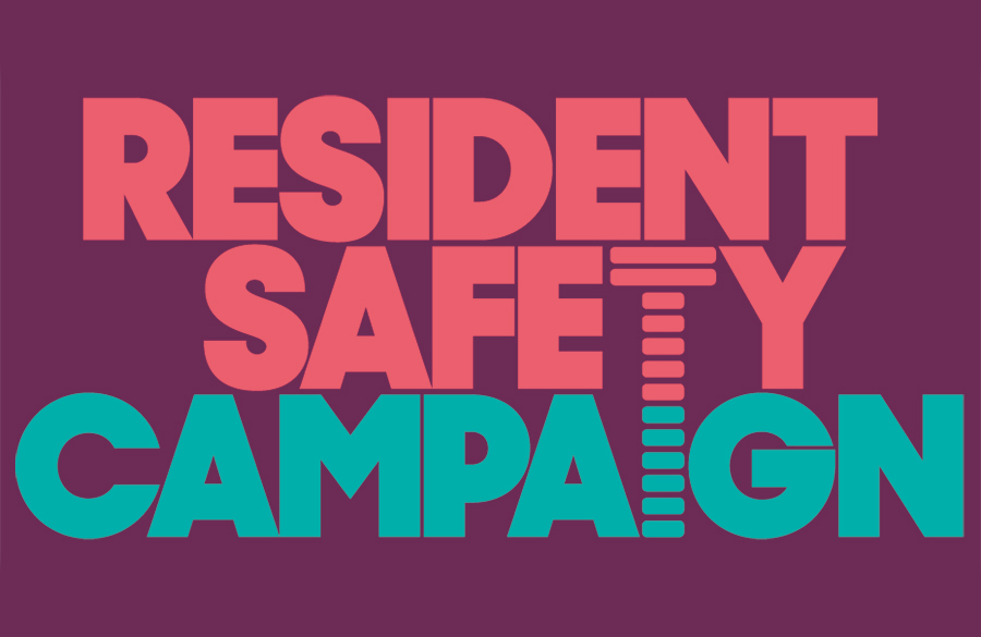 rwcreate | Resident Safetly campaign logo